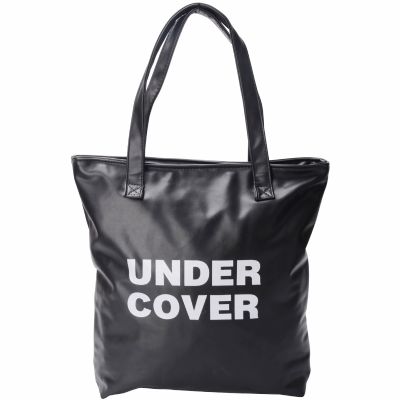 PVC Leather Tote Bag with Monogrammed Logo